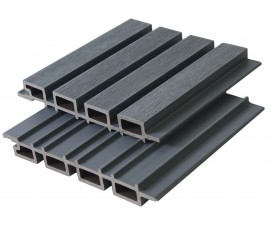 „Mikko“ WPC fasado dailylentės, 26×219×3200 mm, Smoke Grey