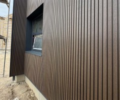 „Mikko“ WPC fasado dailylentės, 26×219×3600 mm, Walnut