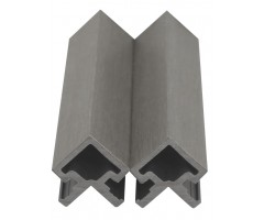 „Mikko“ WPC fasado kampinis profilis, 49×49 mm, Antique Wood