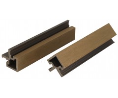 „Mikko“ WPC fasado kampinis profilis, 49×49×3600 mm, Teak