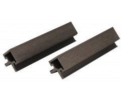 „Mikko“ WPC fasado kampinis profilis, 49×49 mm, Walnut