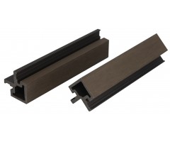 „Mikko“ WPC fasado kampinis profilis, 49×49 mm, Walnut