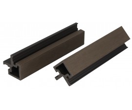 „Mikko“ WPC fasado kampinis profilis, 49×49 mm, Walnut