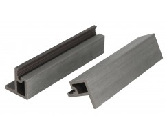 „Mikko“ WPC fasado šoninis užbaigimo profilis, 49×49 mm, Antique Wood