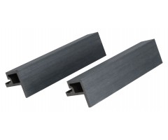 „Mikko“ WPC fasado šoninis užbaigimo profilis, 49×49 mm, Smoke Grey