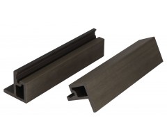 „Mikko“ WPC fasado šoninis užbaigimo profilis, 49×49 mm, Walnut