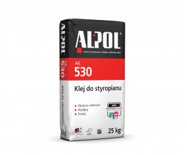 Klijai polistirolui Alpol AK530, 25 kg