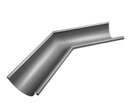 125 mm latako vidinis kampas 135°, STRUGA, RAL3005 (781)  