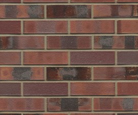 "MUHR" klinkerio plytos L04KS - Rotbraun Bunt Kohle Spezial