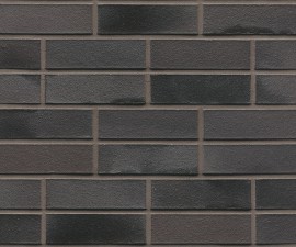 "MUHR" klinkerio plytos L15 - Schwarzbunt Edelglanz