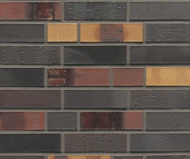 "MUHR" klinkerio plytos L40 - Kobalt Spezial Geflammt