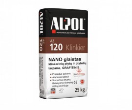 Mūro mišinys klinkeriui Alpol AZ 120-127, 25 kg, įv. spalvos