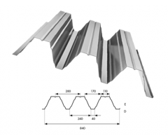 Konstrukcinis trapecinis profilis T153-840