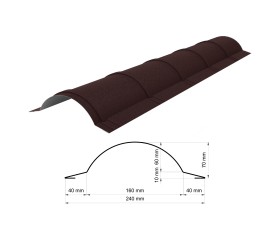 Čerpinis kraigas, apvalus, matinis poliesteris, SUPER MATT