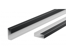 Pokraiginė detalė SIMPLA-3, 60x20 mm, įv. spalvos ir padengimai