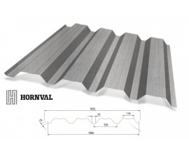 Trapecinis profilis E-55 MAX, fasadinis