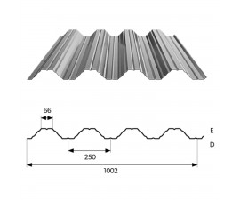 Trapecinis profilis T60