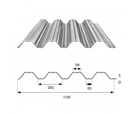 Trapecinis profilis T80