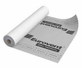 PRIEŠVĖJINĖ PLĖVELĖ EUROVENT WALL PROTECT 3, 90 GR./M², 1,5 M. X 50 M. = 75 M²