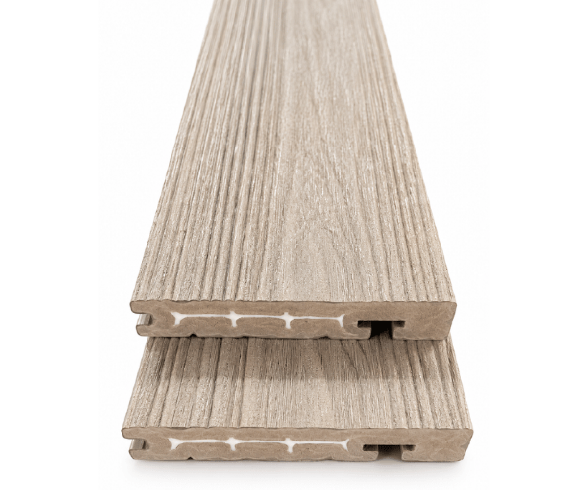 „Mikko“ PVC Co-Extrusion terasinės užbaigimo lentos, 23×140×3600 mm, Antique Wood „Mikko“ PVC Co-Extrusion terasinės užbaigimo lentos, 23×140×3600 mm, Antique Wood