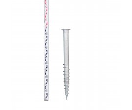 Sraigtinis pamatas M, 68×1000×1,8 mm, M12
