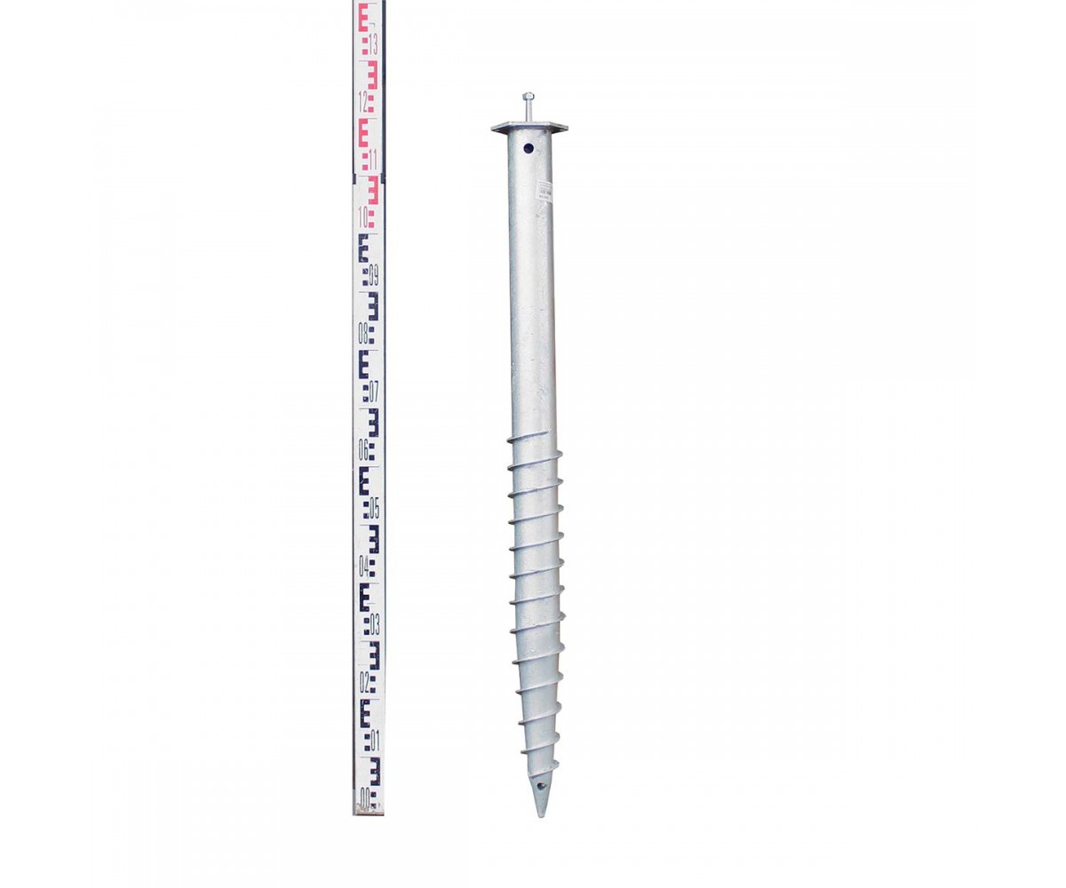 Sraigtinis pamatas M, 68×1200×1,8 mm, M12 Sraigtinis pamatas M, 68×1200×1,8 mm, M12