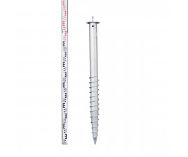 Sraigtinis pamatas M, 68×1200×1,8 mm, M12