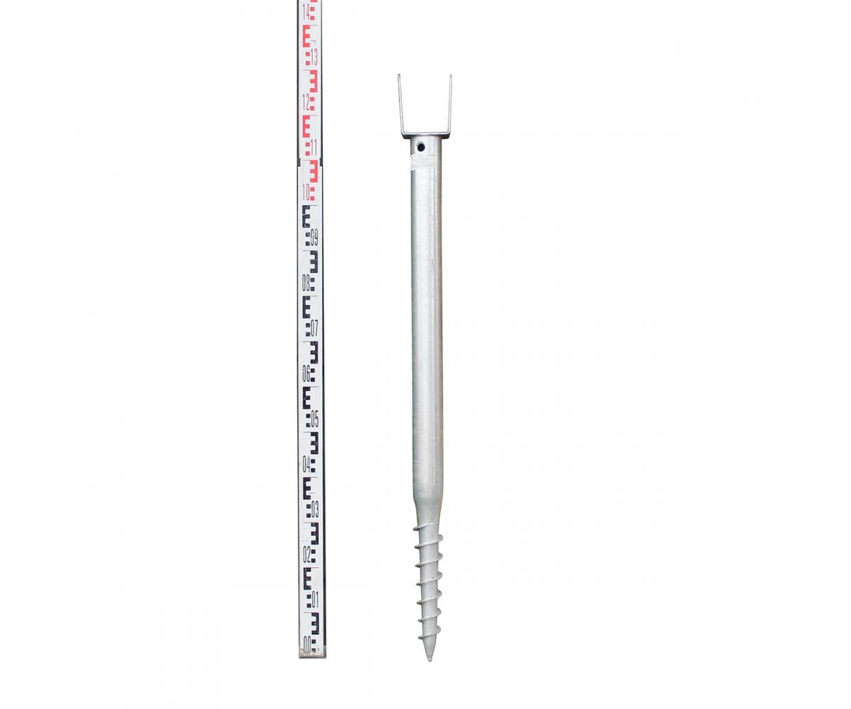 Sraigtinis pamatas U, 101×1300×1,8 mm, M12 Sraigtinis pamatas U, 101×1300×1,8 mm, M12
