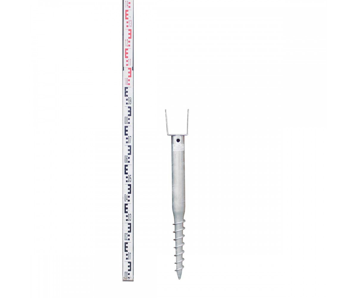 Sraigtinis pamatas U, 101×885×1,8 mm, M12 Sraigtinis pamatas U, 101×885×1,8 mm, M12