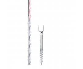 Sraigtinis pamatas U, 101×885×1,8 mm, M12