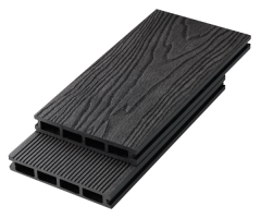 Bruggan Elegant Light 3D WPC terasinės lentos, 25×150×3000 mm, Anthracite