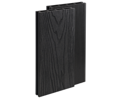 Bruggan Elegant Light 3D WPC terasinės lentos, 25×150×3000 mm, Anthracite