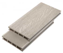 Bruggan Elegant Light 3D WPC terasinės lentos, 25×150×3000 mm, Cream Latte