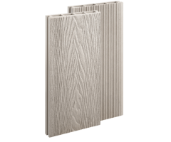 Bruggan Elegant Light 3D WPC terasinės lentos, 25×150×3000 mm, Cream Latte