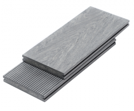 Bruggan MultiColor 3D WPC terasinės lentos, 19×140×3000 mm, Gray