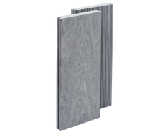 Bruggan MultiColor 3D WPC terasinės lentos, 19×140×3000 mm, Gray