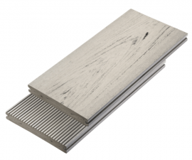 Bruggan MultiColor 3D WPC terasinės lentos, 19×140×3000 mm, Smoke White