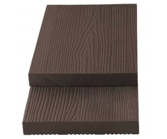 „Mikko“ Universali 3D WPC užbaigimo lenta, 20×140×3600 mm, Walnut