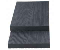 „Mikko“ universali 3D WPC užbaigimo lenta, 20×140×3600 mm, Dark Grey