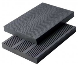 „Mikko“ universali 3D WPC užbaigimo lenta, 20×140×3600 mm, Dark Grey