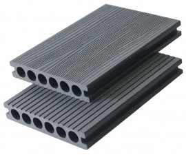 „Mikko“ WPC 3D terasinės lentos, 25×140×3600 mm, Dark Grey