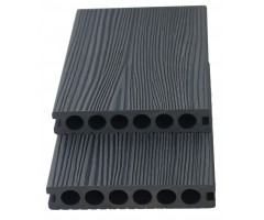 „Mikko“ WPC 3D terasinės lentos, 25×140×3600 mm, Dark Grey