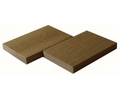 „Mikko“ WPC pilnavidurės universalios užbaigimo terasinės lentos, 23×138×3600 mm, Teak