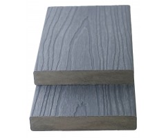 „Mikko“ WPC pilnavidurės universalios užbaigimo terasinės lentos, 23×138×3600 mm, Smoke Grey