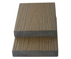 „Mikko“ WPC pilnavidurės universalios užbaigimo terasinės lentos, 23×138×3600 mm, Teak