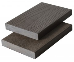 „Mikko“ WPC pilnavidurės universalios užbaigimo terasinės lentos, 23×138×3600 mm, Walnut