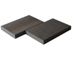 „Mikko“ WPC pilnavidurės universalios užbaigimo terasinės lentos, 23×138×3600 mm, Walnut