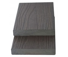 „Mikko“ WPC pilnavidurės universalios užbaigimo terasinės lentos, 23×138×3600 mm, Walnut