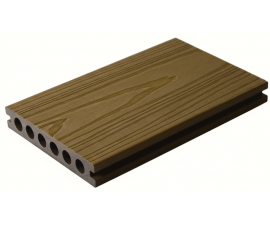 „Mikko“ WPC terasinės lentos, Co-Extrusion, 23×140×3600 mm, Teak