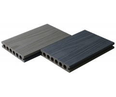 „Mikko“ dvipusės WPC Co-Extrusion terasinės lentos, 23×140×3600 mm, Antique Wood/Smoke Grey